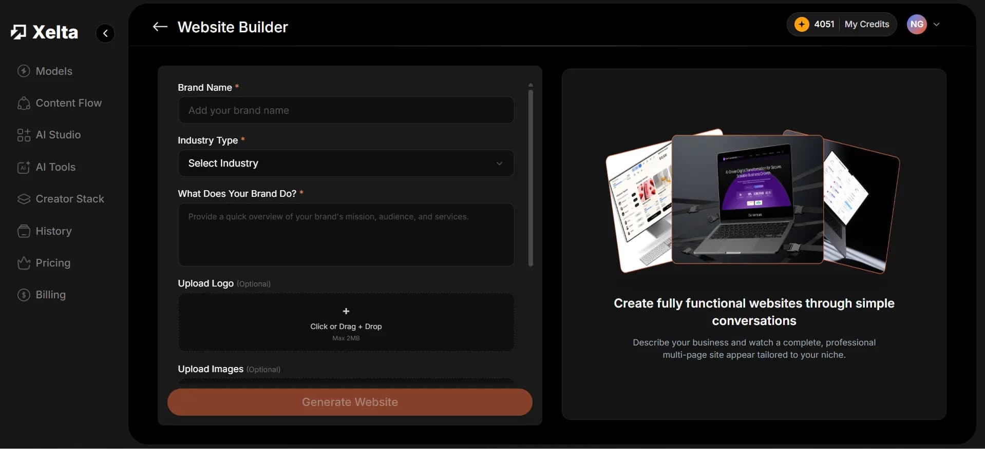Website Builder Demo